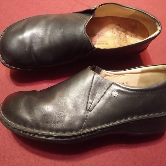 Finn Comfort Black Leather Slip On Shoes Men's 9 - Picture 8 of 10